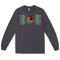 Smoke texas chica skull with bandana Long Sleeve Tee - Jasminsmagicworld