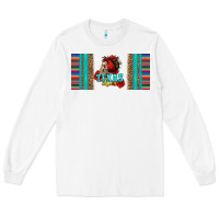 White texas chica skull with bandana Long Sleeve Tee - Jasminsmagicworld