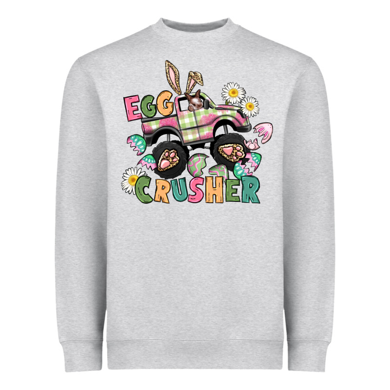 Egg Crusher Monster Truck Heavyweight Sweatshirt by CowGirlArtShop | Teevron