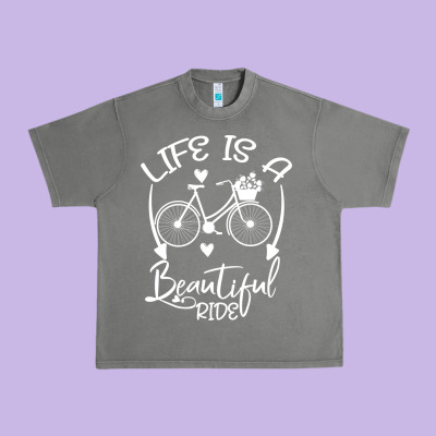 Life Is A Beautiful Ride Urban Heavy Tee Designed By Bettercallsaul