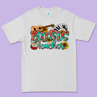 Music Teacher Premium Tee Designed By Nancycooperartshop
