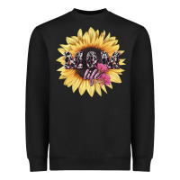 Black Mom life sunflower mother's day Heavyweight Sweatshirt - HowdyJamesFarm