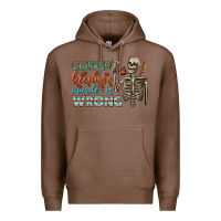 Chestnut coffee because murder is wrong bbs Premium Hoodie - BundleAndBundleShop