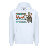 White coffee because murder is wrong bbs Premium Hoodie - BundleAndBundleShop