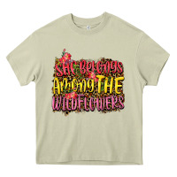 Mossy she belongs among the wildflowers Heavy Core Tee - NancyCooperArtShop