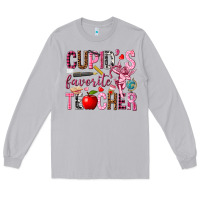 Moon Dust Cupid's Favorite Teacher Valentine's Day Long Sleeve Tee - HowdyJamesFarm