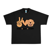 Peace Love Golden Urban Heavy Tee | Teevron