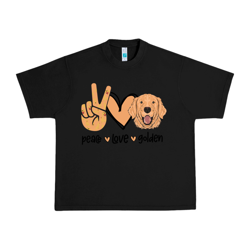 Peace Love Golden Urban Heavy Tee by Bettercallsaul | Teevron