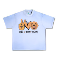 Grape Ice Peace Love Golden Urban Heavy Tee - Bettercallsaul