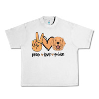Lunar Rock Peace Love Golden Urban Heavy Tee - Bettercallsaul