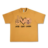 Peanut Butter Peace Love Golden Urban Heavy Tee - Bettercallsaul