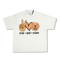 Pistachio Peace Love Golden Urban Heavy Tee - Bettercallsaul