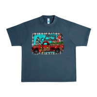 Midnight Navy truck merry christmas Urban Heavy Tee - JahusDesignShop