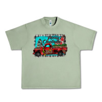 Oil Green truck merry christmas Urban Heavy Tee - JahusDesignShop