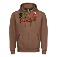 Chestnut Santa's Favorite Zipper Hoodie - BundleAndBundleShop