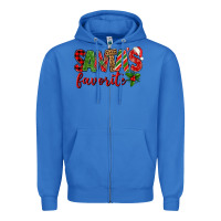 True Royal Santa's Favorite Zipper Hoodie - BundleAndBundleShop