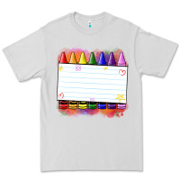 Dove Grey crayons add your text Premium Tee - NancyCooperArtShop