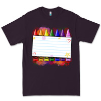 Plum crayons add your text Premium Tee - NancyCooperArtShop