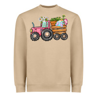 Mushroom Easter bunny tractor Heavyweight Sweatshirt - CowGirlArtShop