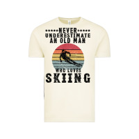 Vintage Arctic Never Underestimate An Old Man Who Loves Skiing Vintage Tee - Bettercallsaul