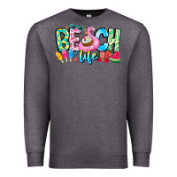 Charcoal Heather Besch Life Premium Sweatshirt - CowhideDigitalArt
