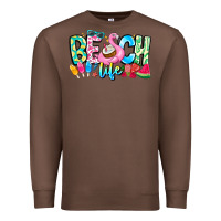 Chestnut Besch Life Premium Sweatshirt - CowhideDigitalArt