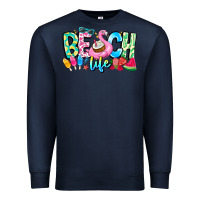 Navy Besch Life Premium Sweatshirt - CowhideDigitalArt