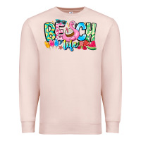 Pale Pink Besch Life Premium Sweatshirt - CowhideDigitalArt