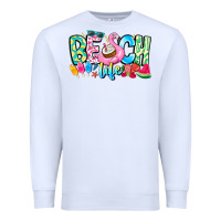 White Besch Life Premium Sweatshirt - CowhideDigitalArt