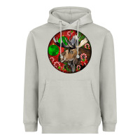 Moon Dust moose buck deer christmas Heavyweight Hoodie - LillyAllenDesigns