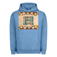 Pigment Pebble Blue coffee Urban Hoodie - Artiststas