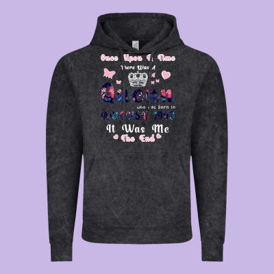 Once Upon A Time There Was A Queen Who Was Born I Vintage Hoodie Designed By Bettercallsaul