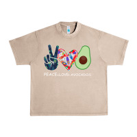 French Oak PEACE LOVE AVOCADOS Urban Heavy Tee - Bettercallsaul