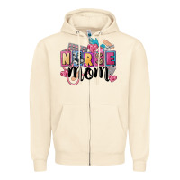 Sandshell nurse mom Zipper Hoodie - FaDigitalArtStudio
