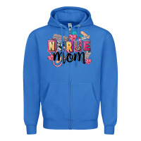 True Royal nurse mom Zipper Hoodie - FaDigitalArtStudio