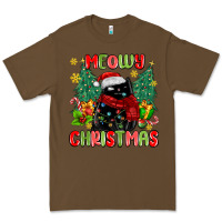 Cacao meowy christmas black cat Premium Tee - MaliasSmallBusiness