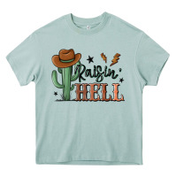 Arona raisin hell cowboy cactus Heavy Core Tee - MaliasSmallBusiness