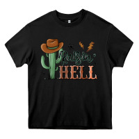 Black raisin hell cowboy cactus Heavy Core Tee - MaliasSmallBusiness