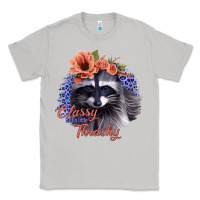 Moon Dust Classy But a Little Thrashy Raccoon with Flowers Classic Tee - Bettercallsaul
