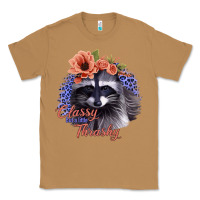 Toasted Coconut Classy But a Little Thrashy Raccoon with Flowers Classic Tee - Bettercallsaul