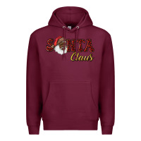Burgundy african american santa claus Premium Hoodie - RanaPortraitStore