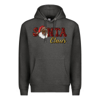 Charcoal Heather african american santa claus Premium Hoodie - RanaPortraitStore