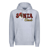 Heather Grey african american santa claus Premium Hoodie - RanaPortraitStore