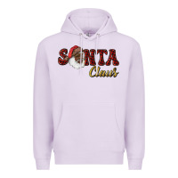 Lilac african american santa claus Premium Hoodie - RanaPortraitStore