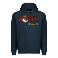 Navy african american santa claus Premium Hoodie - RanaPortraitStore