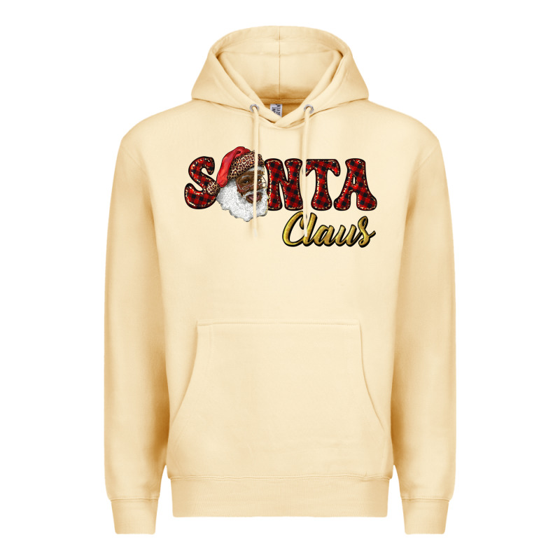 African American Santa Claus Premium Hoodie by RanaPortraitStore | Teevron