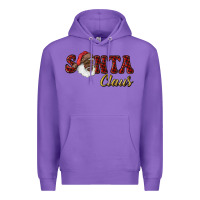 Purple african american santa claus Premium Hoodie - RanaPortraitStore