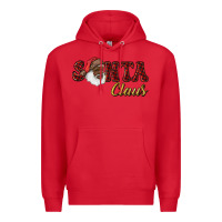 Red african american santa claus Premium Hoodie - RanaPortraitStore