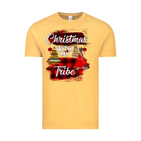 Vintage Mustard Christmas With My Tribe Vintage Tee - Bettercallsaul