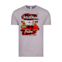 Vintage Zinc Christmas With My Tribe Vintage Tee - Bettercallsaul